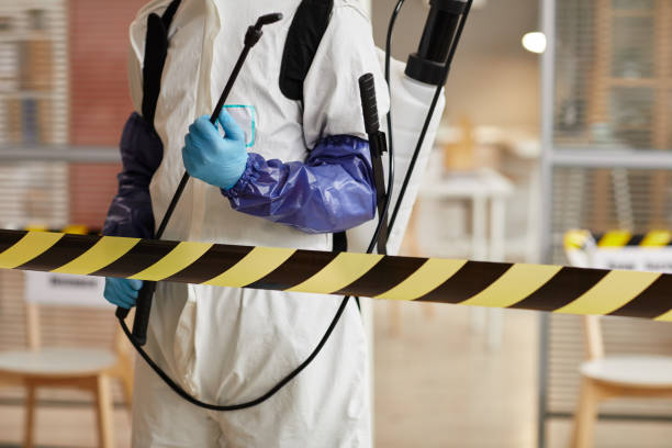 Professional Crime Scene Cleanup technician working in Newton, MA
